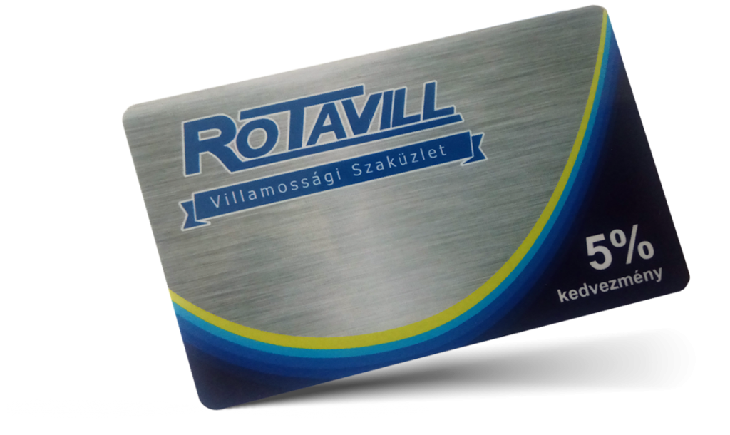 Rotavill kedvezménykártya